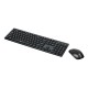 Клавиатура + мышь Оклик 240M клав:черный мышь:черный USB беспроводная slim Multimedia