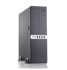 Корпус Foxline FL-203-GT-300 mATX case black, w/PSU TFX 300W 80+ bronze, w/2xUSB2.0+2xUSB3.0, w/pwr cord, w/ 8cm FAN