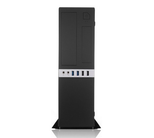 Корпус Foxline FL-203-GT-300 mATX case black, w/PSU TFX 300W 80+ bronze, w/2xUSB2.0+2xUSB3.0, w/pwr cord, w/ 8cm FAN