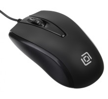 Мышь Оклик 325M черный оптическая (1000dpi) USB (2but)