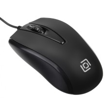Мышь Оклик 325M черный оптическая (1000dpi) USB (2but)