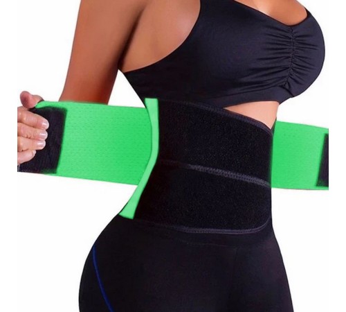 Фитнес пояс для похудения CleverCare, зеленый, размер L TL-LB033G
