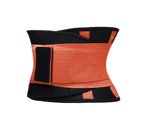 Фитнес пояс для похудения CleverCare, оранжевый, размер L TL-LB033O