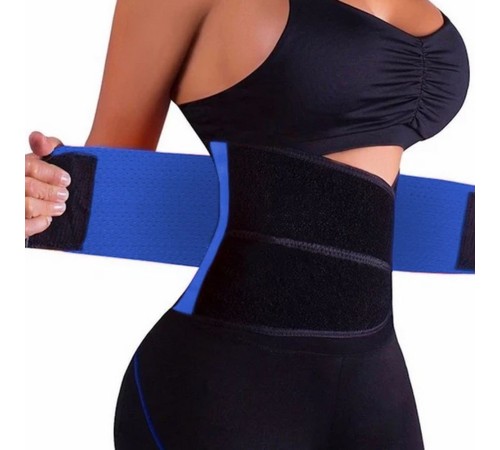 Фитнес пояс для похудения CleverCare, синий, размер L TL-LB033L