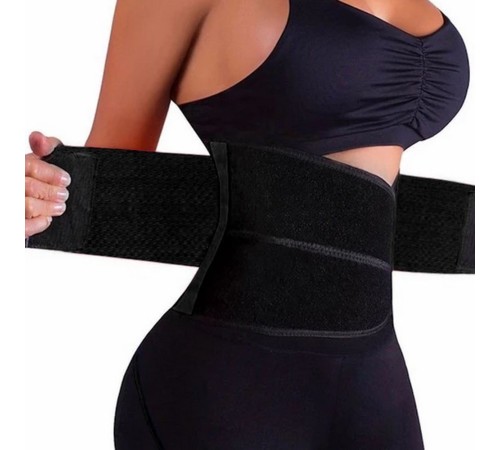 Фитнес пояс для похудения CleverCare, черный, размер L TL-LB033B