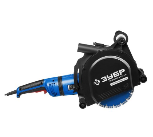 Штроборез Зубр Профессионал ЗШ-П65-2600 ПВСТК 6000об/мин 2600W синий ДА