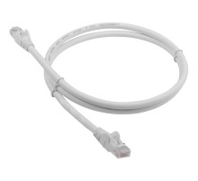 Патч-корд Lanmaster LAN-PC45/U6-2.0-WH вилка RJ-45-вилка RJ-45 кат.6 2м белый LSZH (уп.:1шт)
