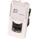 Вставка Lanmaster LAN-SIP-22U6-WH Mosaic 1xKeystone пластик (упак.:1шт)
