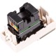 Вставка Lanmaster LAN-SIP-22U6-WH Mosaic 1xKeystone пластик (упак.:1шт)