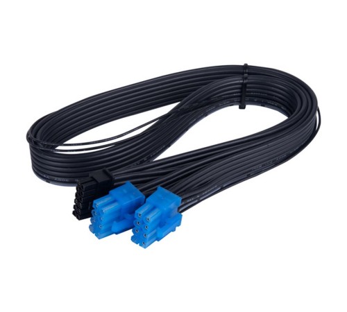 Кабель Silverstone2 x PCIe 8 pin (PSU) - 12+4 pin (GPU) 12VHPWR PCIe Gen5 SST-PP14-PCIE Кабель Silverstone2 x PCIe 8 pin (PSU) - 12+4 pin (GPU) 12VHPWR PCIe Gen5 SST-PP14-PCIE