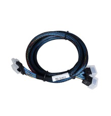 Кабель Luxshare L285SL015-SD-R    Slimline  SASx8  -to- 2 HDmSAS x4,1m, (аналог Broadcom 05-60003-00)
