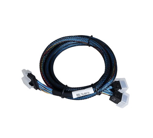 Кабель Luxshare L285SL015-SD-R Slimline SASx8 -to- 2 HDmSAS x4,1m, (аналог Broadcom 05-60003-00) Кабель Luxshare L285SL015-SD-R Slimline SASx8 -to- 2 HDmSAS x4,1m, (аналог Broadcom 05-60003-00)