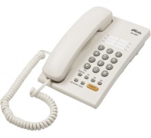 RITMIX RT-330 white {[повторный набор, регулировка уровня громкости, световая индикац]}