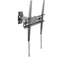 Кронштейн для телевизора Ultramounts UM 878 черный 32"-55" макс.35кг настенный поворотно-выдвижной и наклонный