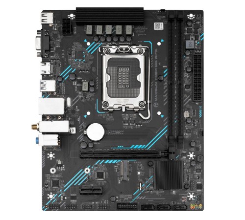 MS-H610M 666 WIFI6 D5 LGA1700 H610 2*DDR5 1*PCIEx16/  1*PCIEx1/  1*M.2 Front2*USB3.2 Gen1/  2*USB2.0 Rear3*USB2.0 / 2*USB3.2 Gen1 3*SATA3 1G VGA+HDMI M-ATX RTL