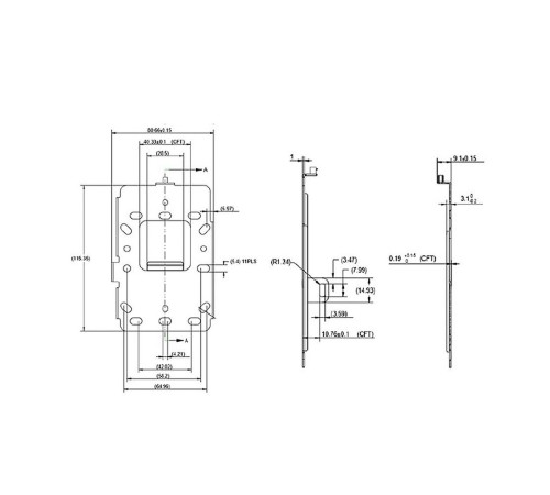 Крепление CISCO Mounting bracket for Catalyst 9105AX, OEM, AIR-AP-BRACKET-W4