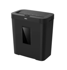 Уничтожитель бумаги (шредер) Deli ET022, Черный, Р-4, 4х40, 8 Листов, 12л.