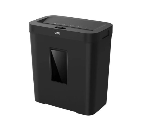 Уничтожитель бумаги (шредер) Deli ET022, Черный, Р-4, 4х40, 8 Листов, 12л.