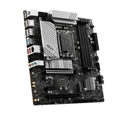 Материнская плата MSI PRO B760M-A DDR4 II Soc-1700 Intel B760 4xDDR4 mATX AC`97 8ch(7.1) 2.5Gg+HDMI+DP