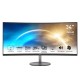 Монитор MSI PRO MP341CQ 34" 21:9 UWQHD(3440x1440) VA Curve1500R,1ms(MPRT),3000:1,100M:1,300nit,178/178,2xHDMI 2.0,DP 1.2,Tilt,Speaker,VESA,100Hz,Black,1y war-ty (9S6-3PB2CT-027)