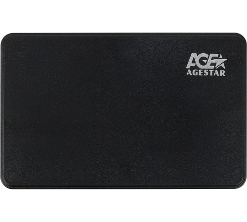 Внешний корпус для HDD AgeStar 3UB2P2 SATA III пластик черный 2.5"