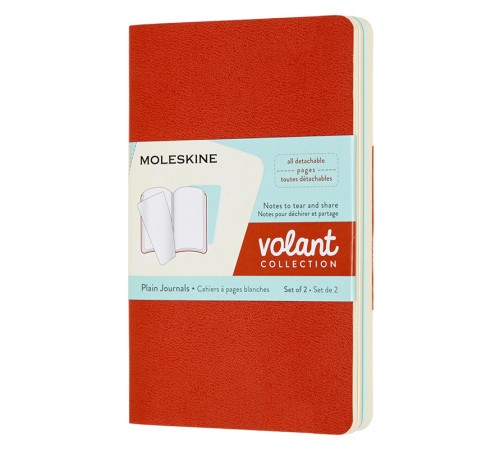 Блокнот Moleskine VOLANT QP713F16B24 Pocket 90x140мм 80стр. нелинованный мягкая обложка оранжевый/голубой (2шт) Блокнот Moleskine VOLANT QP713F16B24 Pocket 90x140мм 80стр. нелинованный мягкая обложка оранжевый/голубой (2шт)