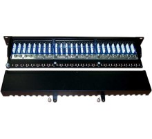 Патч-панель Lanmaster TWT-PP24STP/6 19" 1U 24xRJ45 кат.6 FTP