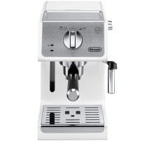 Кофеварка рожковая Delonghi ECP33.21.W 1100Вт белый