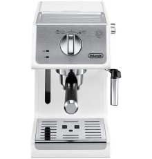 Кофеварка рожковая Delonghi ECP33.21.W 1100Вт белый