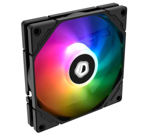 Вентилятор ID-COOLING TF-9215-ARGB 92x92x15мм (168шт./кор, PWM, 4pin, супер-тонкий, ARGB, черный 800-2500об/мин)  BOX