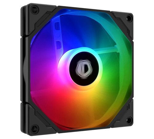 Вентилятор ID-COOLING TF-9215-ARGB 92x92x15мм (168шт./кор, PWM, 4pin, супер-тонкий, ARGB, черный 800-2500об/мин)  BOX