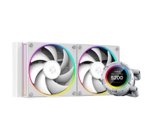 Система водяного охлаждения ID-Cooling SL240 WHITE Soc-AM5/AM4/1151/1200/2066/1700 4-pin 14-30dB Al+Cu 300W LED Ret