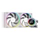 Система водяного охлаждения ID-Cooling SL240 WHITE Soc-AM5/AM4/1151/1200/2066/1700 4-pin 14-30dB Al+Cu 300W LED Ret