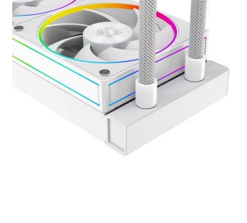 Система водяного охлаждения ID-Cooling SL240 WHITE Soc-AM5/AM4/1151/1200/2066/1700 4-pin 14-30dB Al+Cu 300W LED Ret