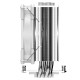Устройство охлаждения(кулер) ID-COOLING SE-224-XTS WHITE,  120мм, Ret