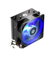 Вентилятор ID-COOLING SE-902X-B LGA1700/1200/115X/AM5/AM4 (30шт/кор, TDP 100W, PWM, 2 тепл.трубки прямого контакта, Blue LED FAN 92mm) RET