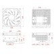 Устройство охлаждения(кулер) ID-Cooling IS-67-XT BLACK Soc-AM5/AM4/1151/1200/1700 4-pin 16-35dB Al+Cu 150W 500gr Ret