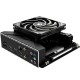 Cooler  ID-COOLING IS-55 BLACK LGA1700/1200/115X/AM5/AM4 низкопрофильный высота 55mm (27шт/кор, TDP 125W, PWM, 5 тепл.трубок + медная база, FAN 120mm, черный