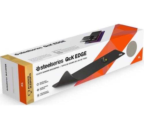 Коврик для мыши Steelseries QcK Edge XL черный 900x300x2мм