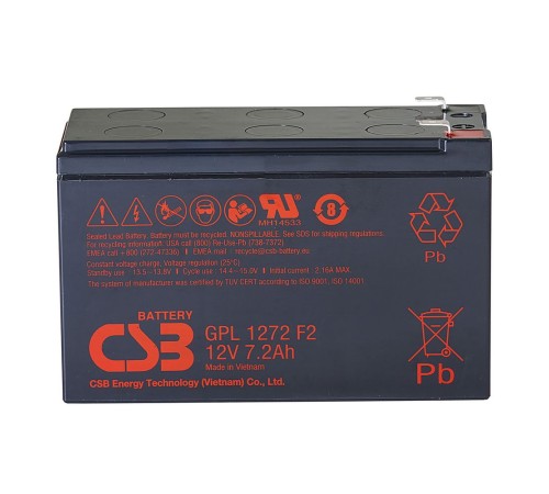 Аккумулятор CSB GPL1272 F2 FR Аккумулятор CSB GPL1272 F2 FR