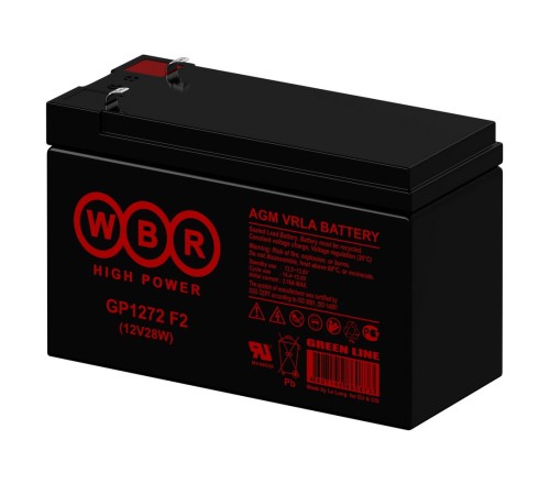 Аккумулятор WBR GP1272 F2 (12V28W) Аккумулятор WBR GP1272 F2 (12V28W)