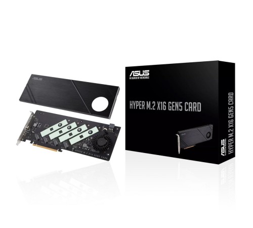Плата расширения ASUS HYPER M.2 X16 GEN5 CARD /PCIE 5.0 M.2 X16, ADD ON CARD Плата расширения ASUS HYPER M.2 X16 GEN5 CARD /PCIE 5.0 M.2 X16, ADD ON CARD