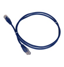 Патч-корд Lanmaster TWT-45-45-0.3-BL UTP вилка RJ-45-вилка RJ-45 кат.5е 0.3м синий ПВХ (уп.:1шт)