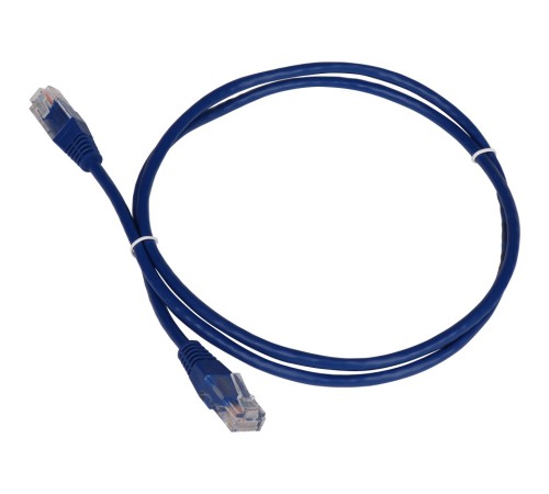 Патч-корд Lanmaster TWT-45-45-1.5-BL UTP вилка RJ-45-вилка RJ-45 кат.5е 1.5м синий ПВХ (уп.:1шт)