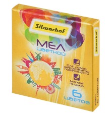 Мел цветной Silwerhof 882086-06 Солнечная коллекция 6цв. картон.коробка