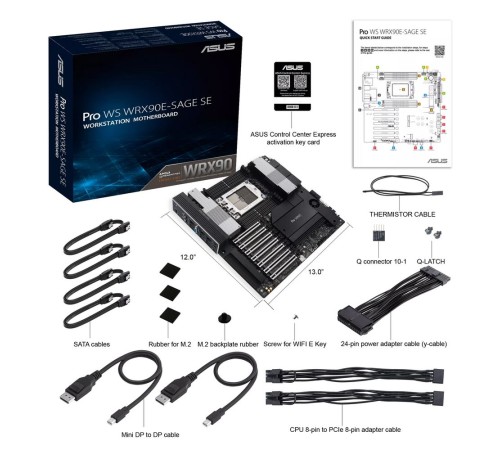 PRO WS WRX90E-SAGE SE /AMD STR5,WRX90,PCIE 5.0,WS MB