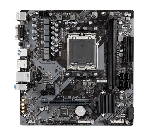 Материнская плата GIGABYTE B650M S2H, AM5, B650, 2*DDR5, DP+HDMI+D-sub,  4 SATA 6 Гб/с, M2, Audio, Gb LAN, USB 3.2, mATX (B650M S2H)