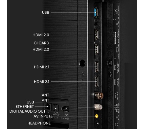 Телевизор Mini LED 55'' Hisense Hisense 55U8KQ