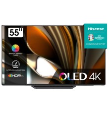 Телевизор OLED Hisense 55" 55A85H черный 4K Ultra HD 120Hz DVB-T DVB-T2 DVB-C DVB-S DVB-S2 WiFi Smart TV (RUS)
