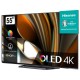 Телевизор OLED Hisense 55" 55A85H черный 4K Ultra HD 120Hz DVB-T DVB-T2 DVB-C DVB-S DVB-S2 WiFi Smart TV (RUS)